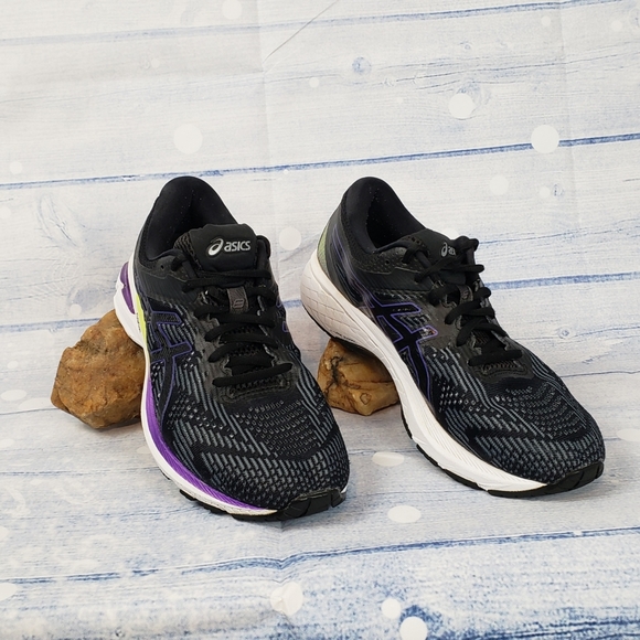 ASICS GT 2000 8 (Sz.9) women's Black & Purple Running Shoes, designed 4 strides - Picture 10 of 10